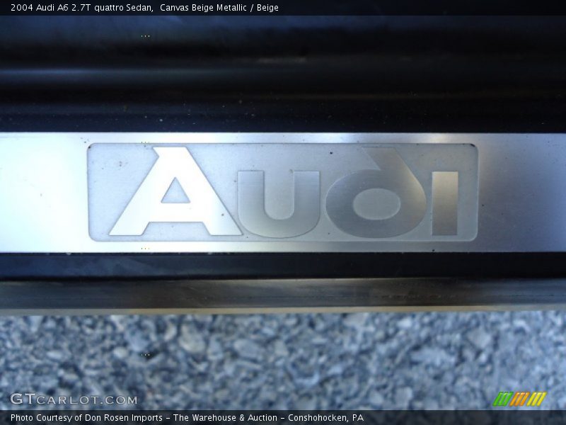 Canvas Beige Metallic / Beige 2004 Audi A6 2.7T quattro Sedan