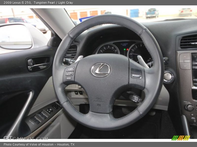 Tungsten Pearl / Light Gray 2009 Lexus IS 250