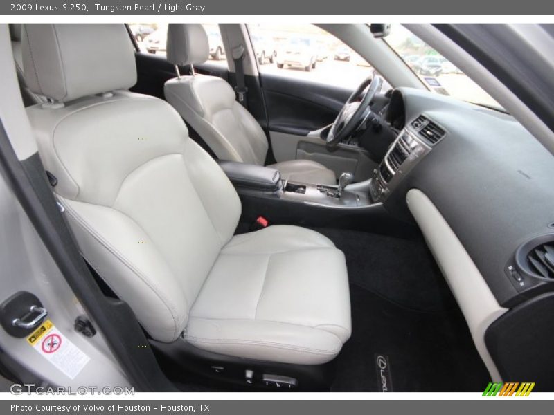 Tungsten Pearl / Light Gray 2009 Lexus IS 250