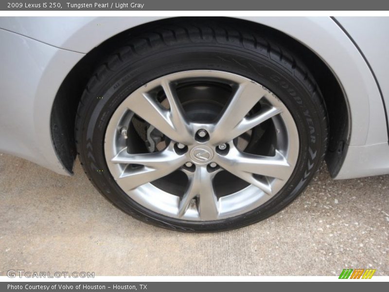 Tungsten Pearl / Light Gray 2009 Lexus IS 250