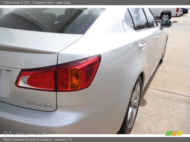 Tungsten Pearl / Light Gray 2009 Lexus IS 250