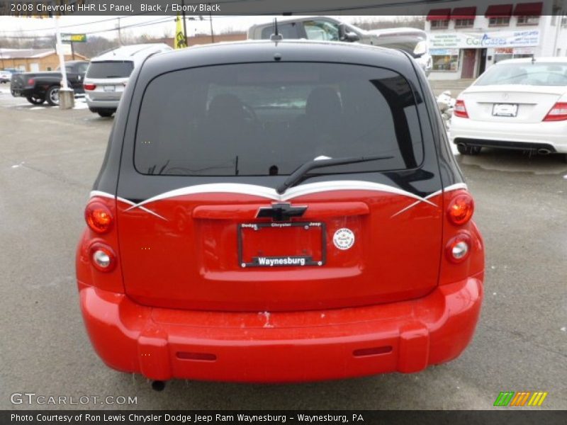 Black / Ebony Black 2008 Chevrolet HHR LS Panel