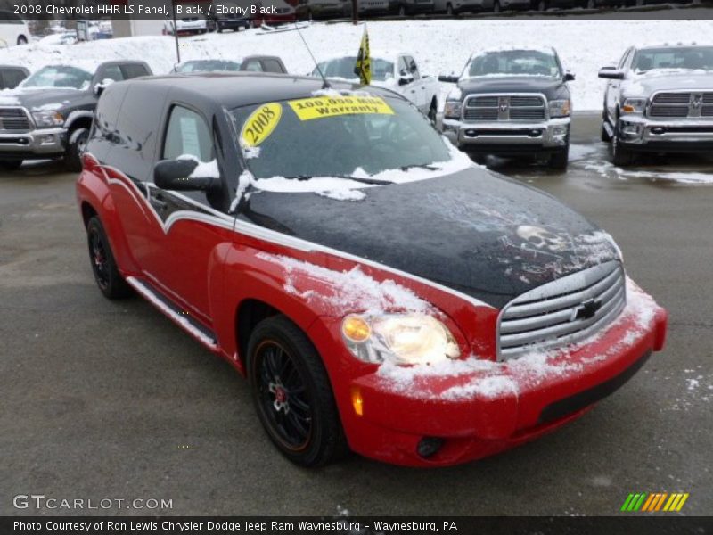 Black / Ebony Black 2008 Chevrolet HHR LS Panel