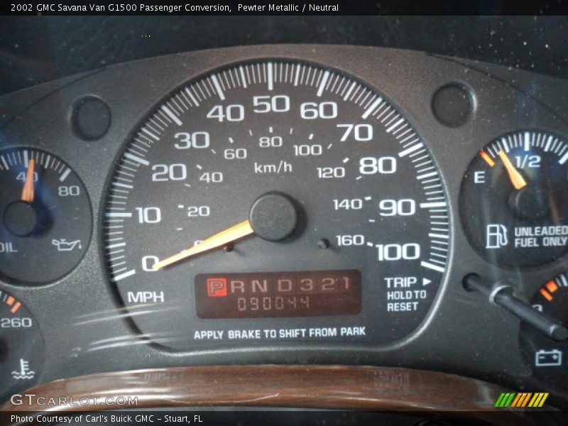 Pewter Metallic / Neutral 2002 GMC Savana Van G1500 Passenger Conversion