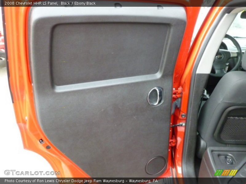 Black / Ebony Black 2008 Chevrolet HHR LS Panel