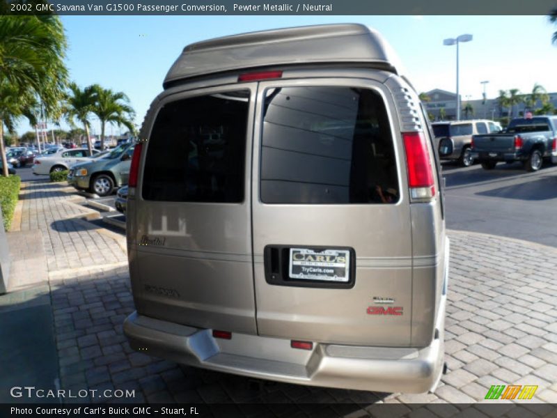 Pewter Metallic / Neutral 2002 GMC Savana Van G1500 Passenger Conversion