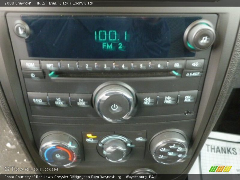 Black / Ebony Black 2008 Chevrolet HHR LS Panel