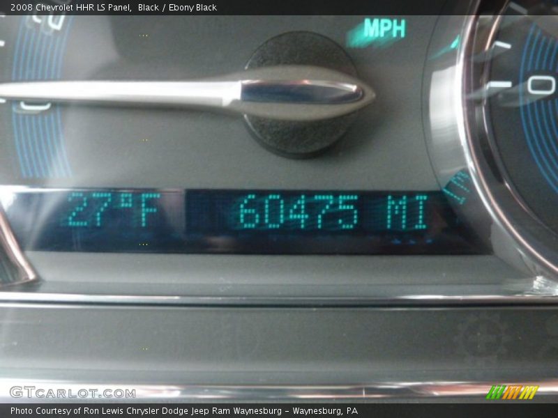 Black / Ebony Black 2008 Chevrolet HHR LS Panel