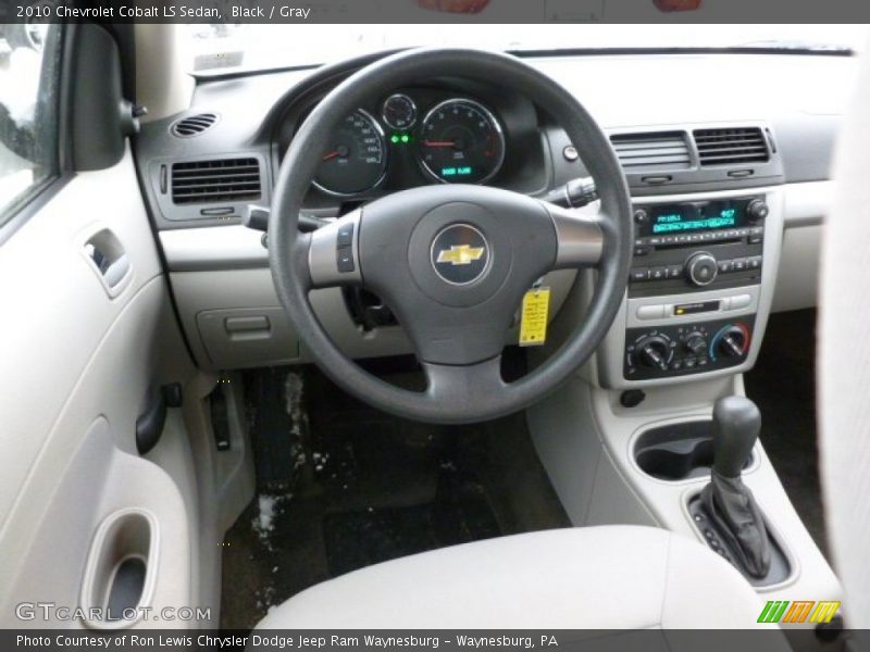 Black / Gray 2010 Chevrolet Cobalt LS Sedan