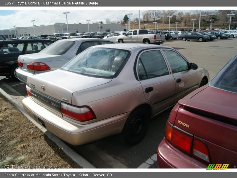 Cashmere Beige Metallic / Beige 1997 Toyota Corolla