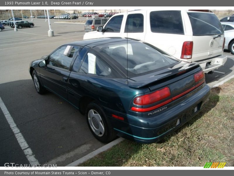 Deep Green Pearl / Gray 1993 Plymouth Laser 1.8