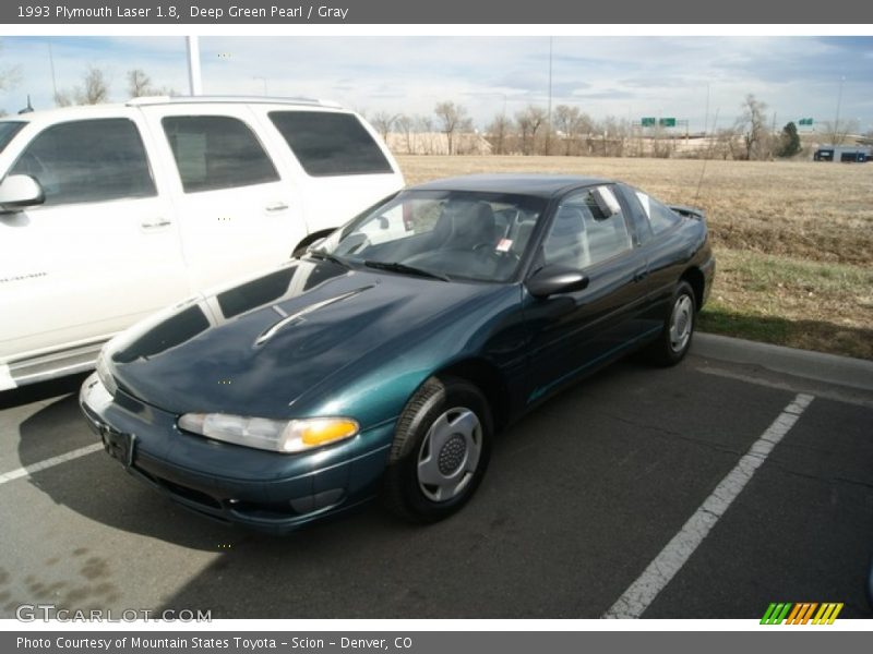 Deep Green Pearl / Gray 1993 Plymouth Laser 1.8
