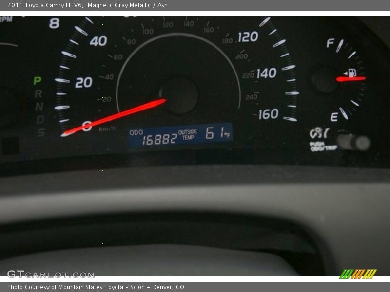 Magnetic Gray Metallic / Ash 2011 Toyota Camry LE V6