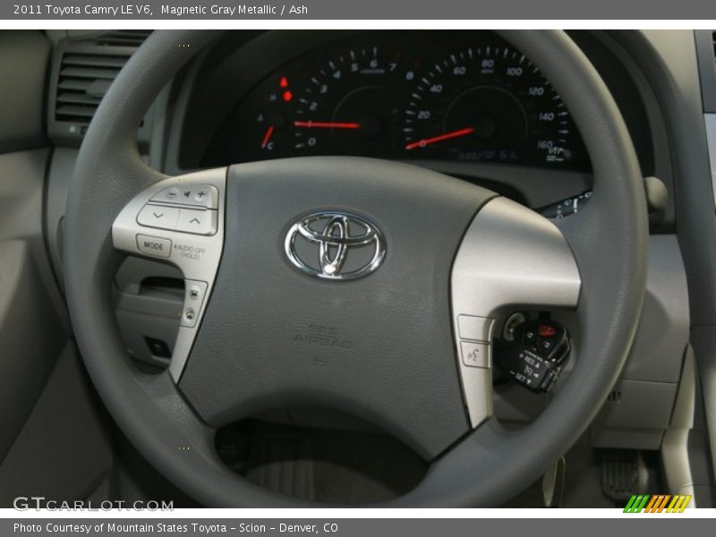 Magnetic Gray Metallic / Ash 2011 Toyota Camry LE V6