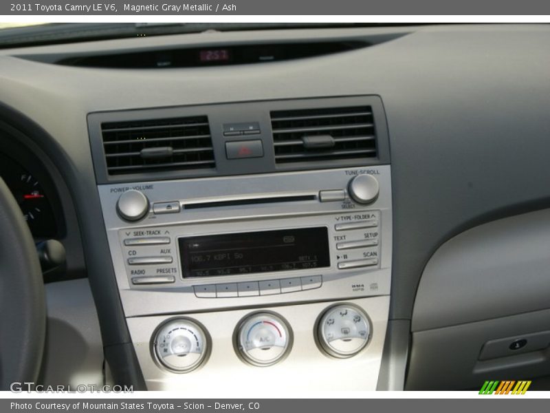 Magnetic Gray Metallic / Ash 2011 Toyota Camry LE V6