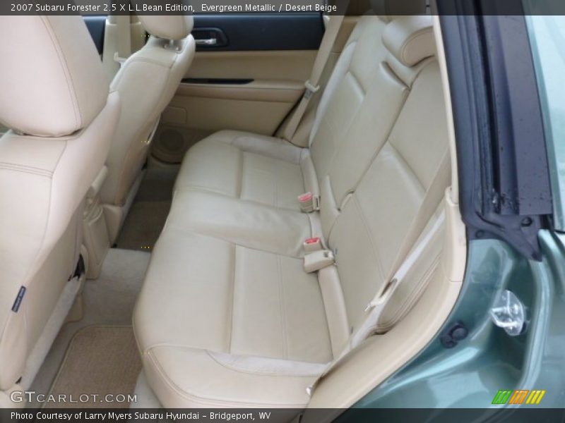 Rear Seat of 2007 Forester 2.5 X L.L.Bean Edition