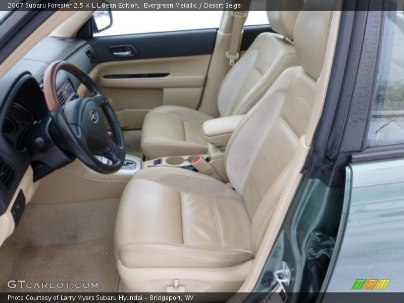 Front Seat of 2007 Forester 2.5 X L.L.Bean Edition