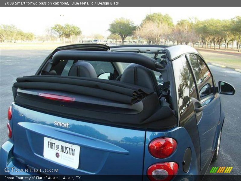 Blue Metallic / Design Black 2009 Smart fortwo passion cabriolet
