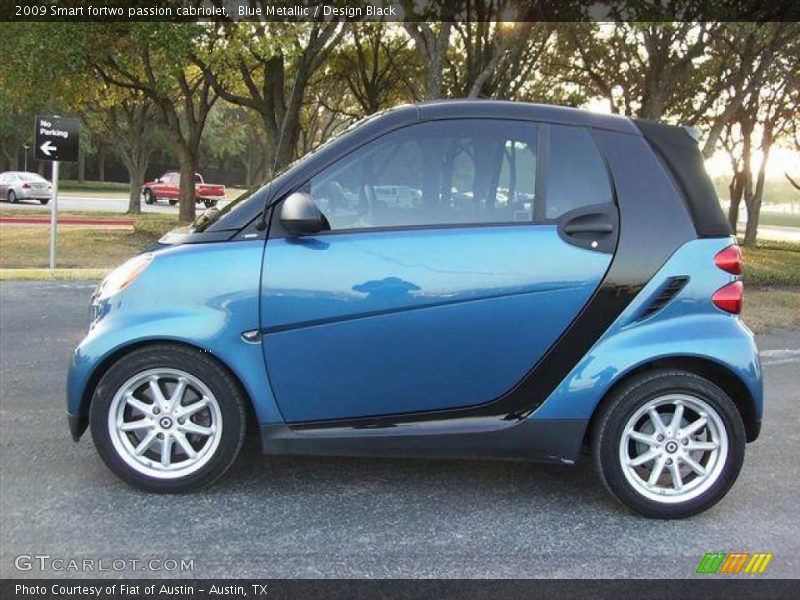  2009 fortwo passion cabriolet Blue Metallic