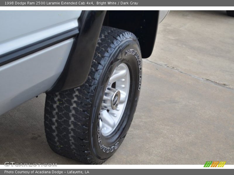Bright White / Dark Gray 1998 Dodge Ram 2500 Laramie Extended Cab 4x4