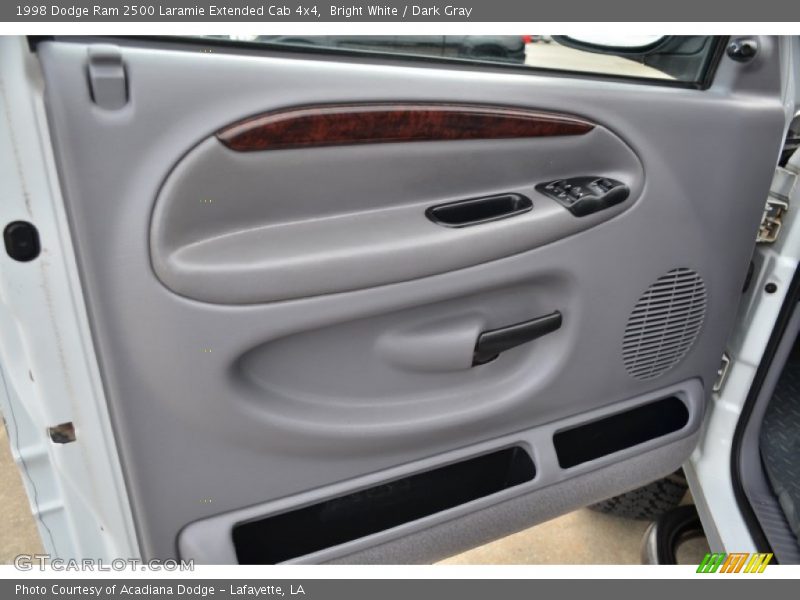 Bright White / Dark Gray 1998 Dodge Ram 2500 Laramie Extended Cab 4x4
