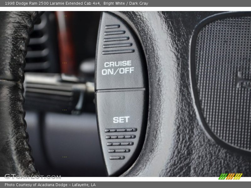 Bright White / Dark Gray 1998 Dodge Ram 2500 Laramie Extended Cab 4x4