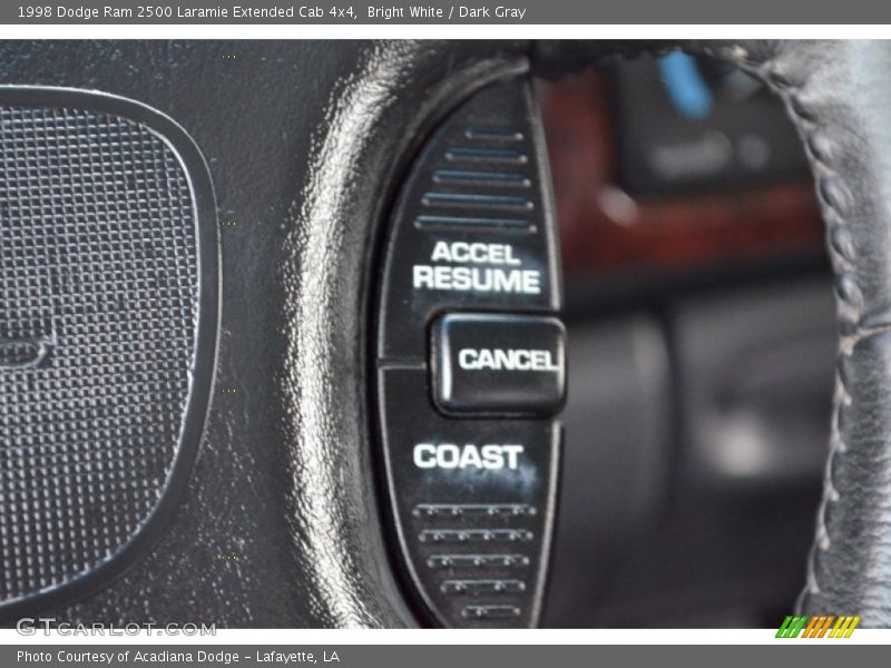 Bright White / Dark Gray 1998 Dodge Ram 2500 Laramie Extended Cab 4x4