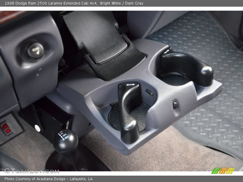 Bright White / Dark Gray 1998 Dodge Ram 2500 Laramie Extended Cab 4x4