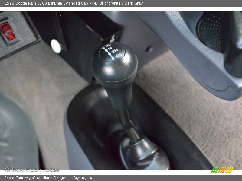 Bright White / Dark Gray 1998 Dodge Ram 2500 Laramie Extended Cab 4x4