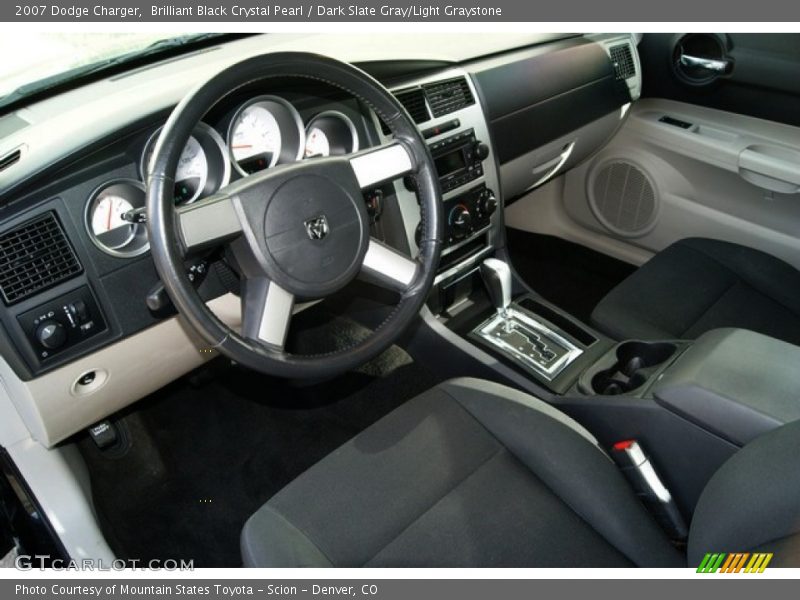 Dark Slate Gray/Light Graystone Interior - 2007 Charger  