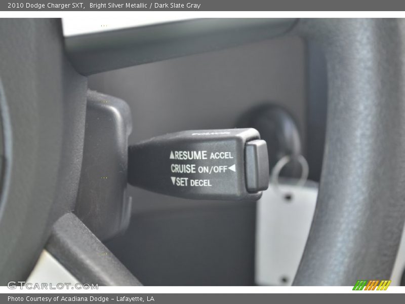 Bright Silver Metallic / Dark Slate Gray 2010 Dodge Charger SXT