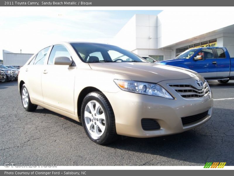 Sandy Beach Metallic / Bisque 2011 Toyota Camry