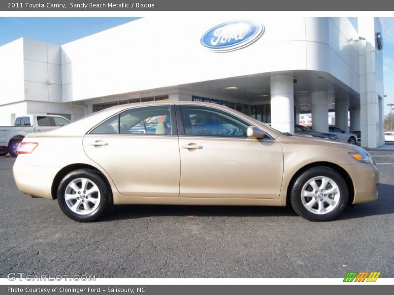 Sandy Beach Metallic / Bisque 2011 Toyota Camry
