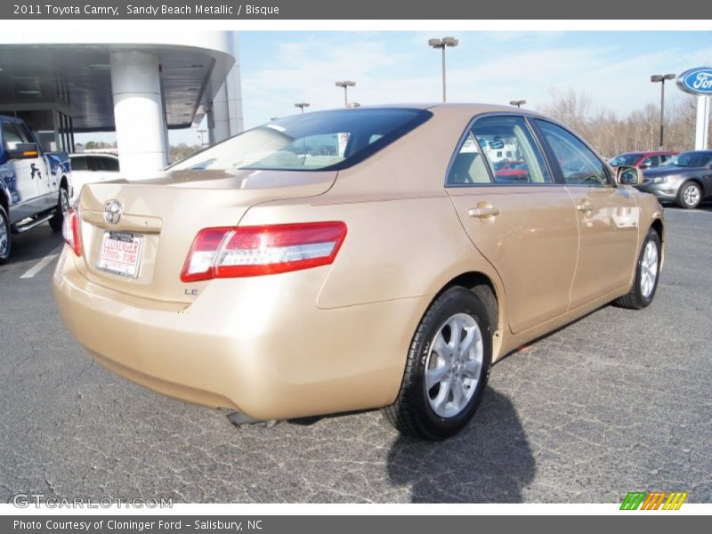 Sandy Beach Metallic / Bisque 2011 Toyota Camry