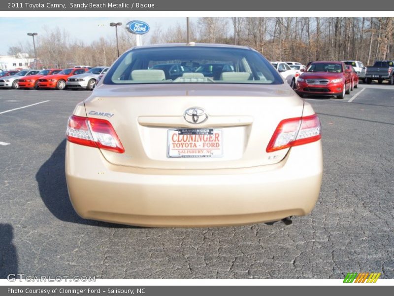 Sandy Beach Metallic / Bisque 2011 Toyota Camry