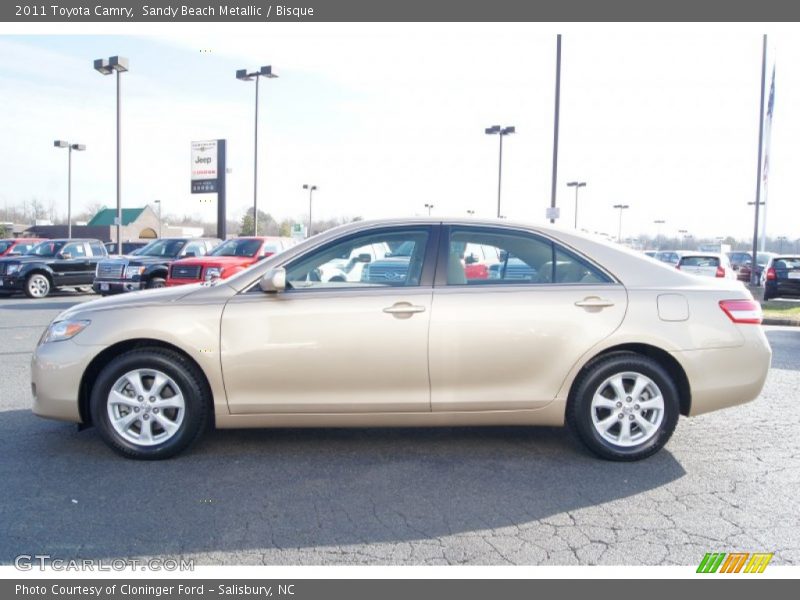 Sandy Beach Metallic / Bisque 2011 Toyota Camry