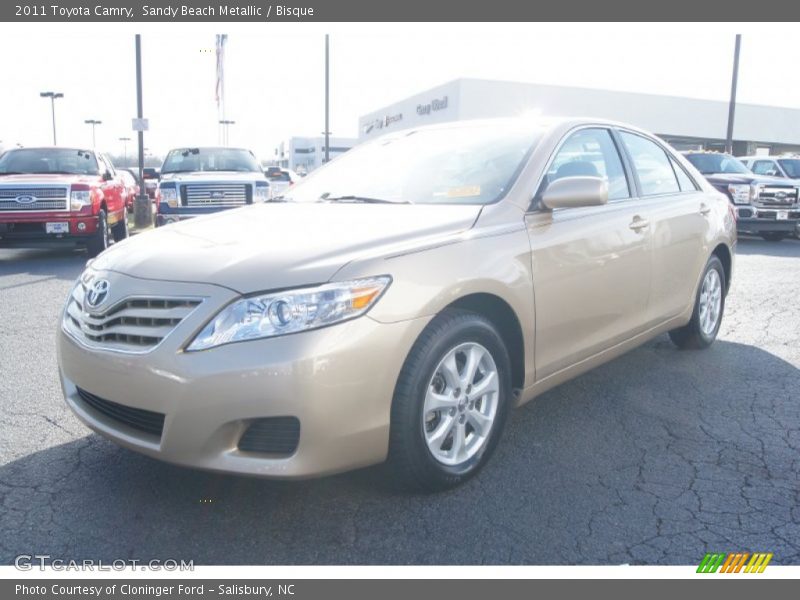 Sandy Beach Metallic / Bisque 2011 Toyota Camry