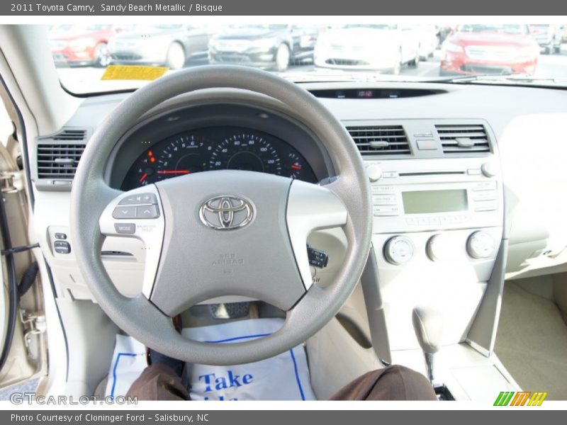 Sandy Beach Metallic / Bisque 2011 Toyota Camry