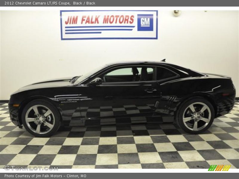 Black / Black 2012 Chevrolet Camaro LT/RS Coupe