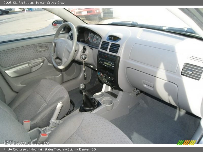 Dashboard of 2005 Rio Sedan