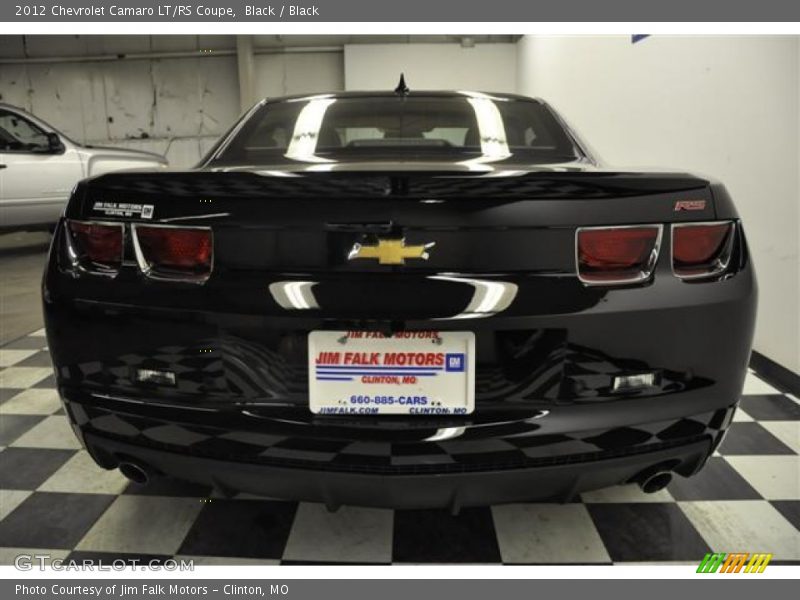 Black / Black 2012 Chevrolet Camaro LT/RS Coupe