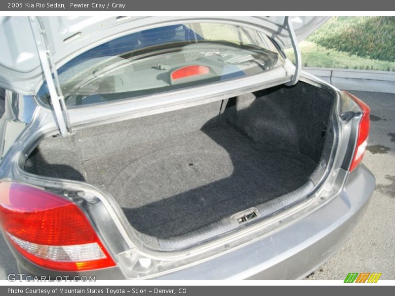 Pewter Gray / Gray 2005 Kia Rio Sedan