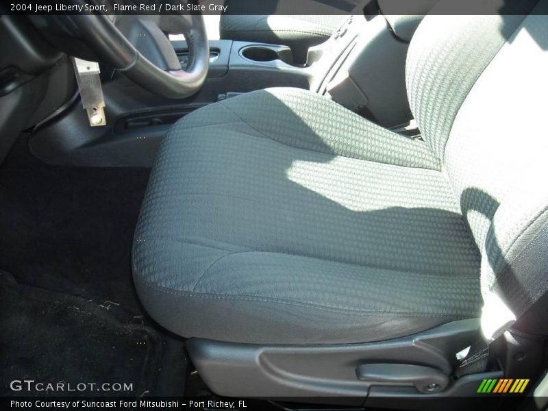 Flame Red / Dark Slate Gray 2004 Jeep Liberty Sport