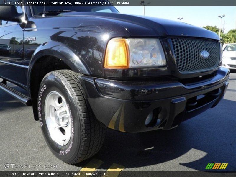 Black Clearcoat / Dark Graphite 2001 Ford Ranger Edge SuperCab 4x4