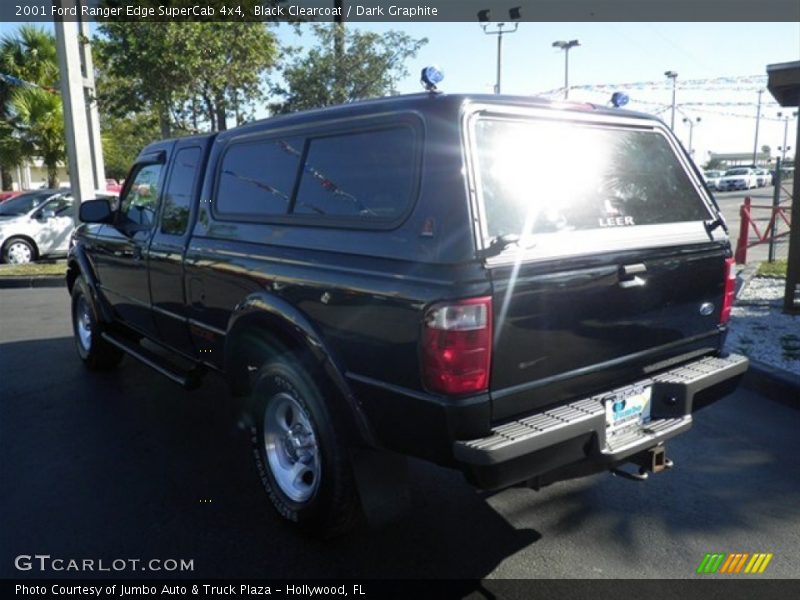 Black Clearcoat / Dark Graphite 2001 Ford Ranger Edge SuperCab 4x4