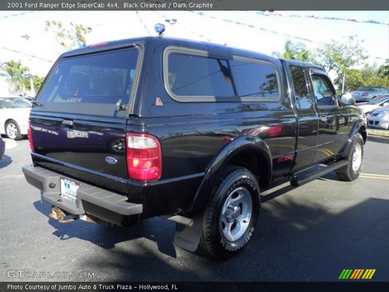 Black Clearcoat / Dark Graphite 2001 Ford Ranger Edge SuperCab 4x4