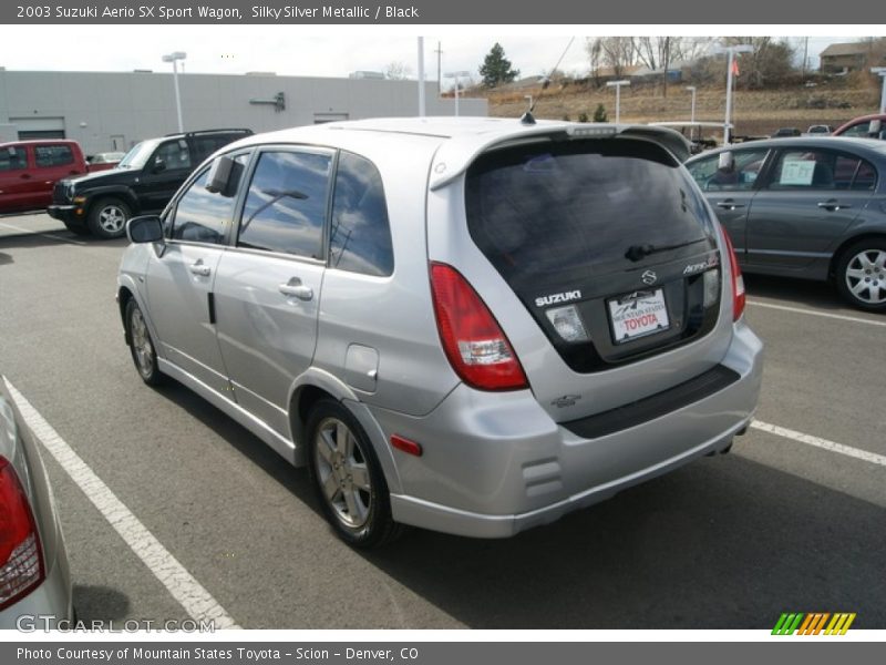 Silky Silver Metallic / Black 2003 Suzuki Aerio SX Sport Wagon