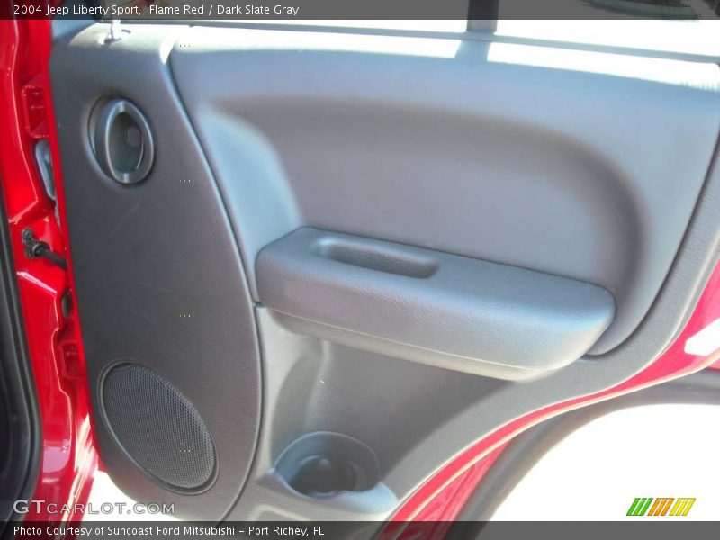 Flame Red / Dark Slate Gray 2004 Jeep Liberty Sport