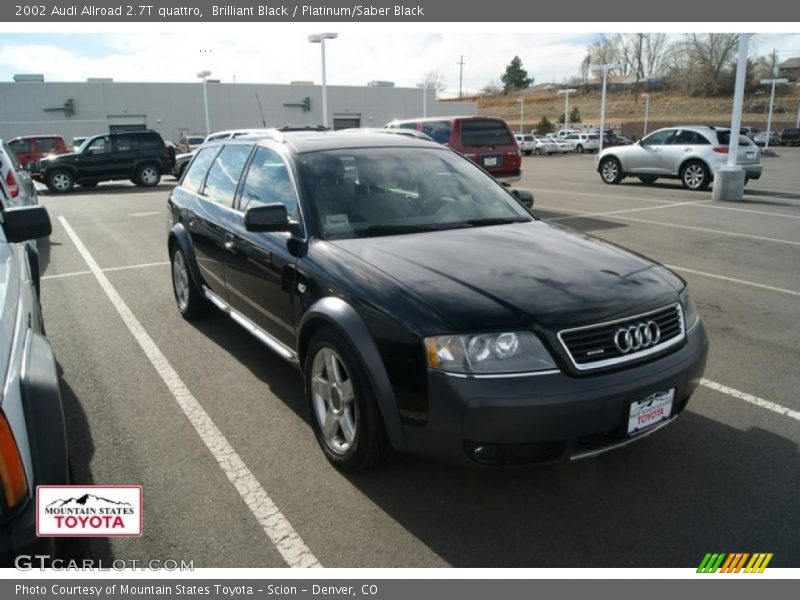 Brilliant Black / Platinum/Saber Black 2002 Audi Allroad 2.7T quattro