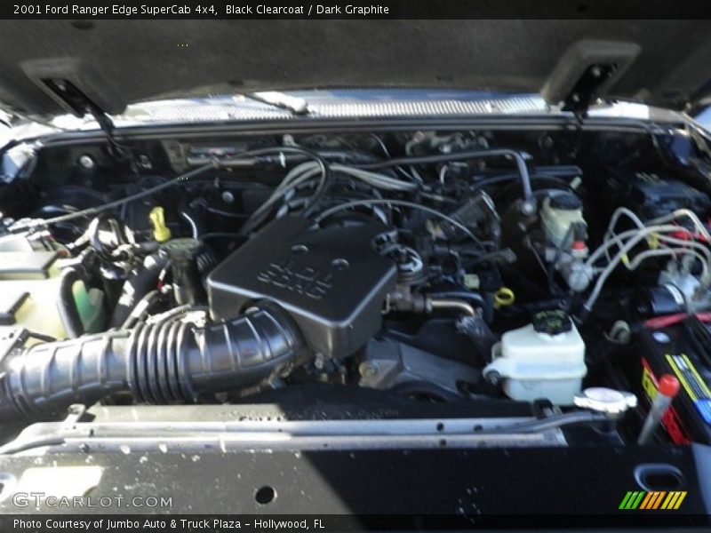 Black Clearcoat / Dark Graphite 2001 Ford Ranger Edge SuperCab 4x4